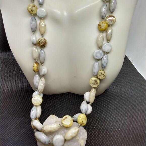 ❤️Dzi Old Carnelian Agate Ancient Himalayan Tibetan Spiritual‎ Jewelry necklace - Picture 1 of 4